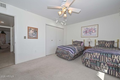 Welcome home to the highly desirable Sun City community! This 2 on Sun City Lakes West and East in Arizona - for sale on GolfHomes.com, golf home, golf lot