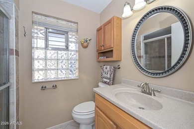 Welcome home to the highly desirable Sun City community! This 2 on Sun City Lakes West and East in Arizona - for sale on GolfHomes.com, golf home, golf lot