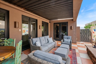 This elegant home sits on the Entrada Fairway with large windows on Entrada at Snow Canyon in Utah - for sale on GolfHomes.com, golf home, golf lot