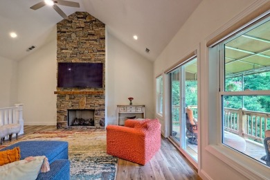 Welcome to this charming one-level home, perfectly situated to on Mountain Harbour Golf Club in North Carolina - for sale on GolfHomes.com, golf home, golf lot