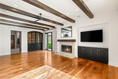 Cradled by the Red Rock Mountains, this exceptional estate on Red Rock Country Club in Nevada - for sale on GolfHomes.com, golf home, golf lot