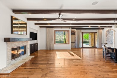 Cradled by the Red Rock Mountains, this exceptional estate on Red Rock Country Club in Nevada - for sale on GolfHomes.com, golf home, golf lot