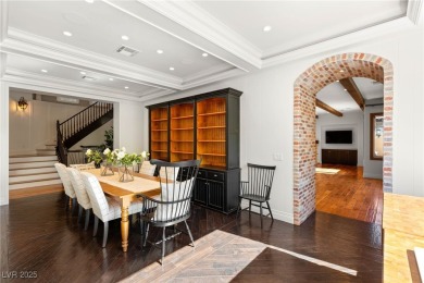 Cradled by the Red Rock Mountains, this exceptional estate on Red Rock Country Club in Nevada - for sale on GolfHomes.com, golf home, golf lot