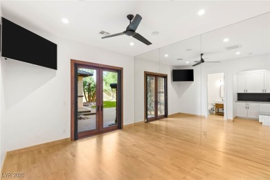Cradled by the Red Rock Mountains, this exceptional estate on Red Rock Country Club in Nevada - for sale on GolfHomes.com, golf home, golf lot