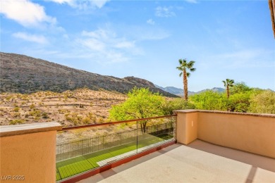 Cradled by the Red Rock Mountains, this exceptional estate on Red Rock Country Club in Nevada - for sale on GolfHomes.com, golf home, golf lot