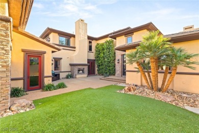 Cradled by the Red Rock Mountains, this exceptional estate on Red Rock Country Club in Nevada - for sale on GolfHomes.com, golf home, golf lot