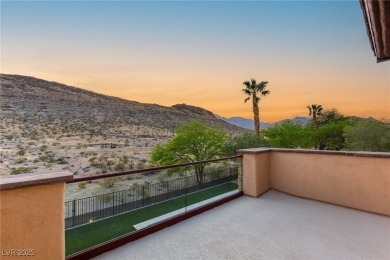 Cradled by the Red Rock Mountains, this exceptional estate on Red Rock Country Club in Nevada - for sale on GolfHomes.com, golf home, golf lot