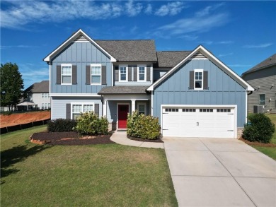 This Craftsman style home was originally the neighborhood MODEL on Traditions of Braselton Golf Club in Georgia - for sale on GolfHomes.com, golf home, golf lot