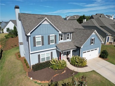This Craftsman style home was originally the neighborhood MODEL on Traditions of Braselton Golf Club in Georgia - for sale on GolfHomes.com, golf home, golf lot