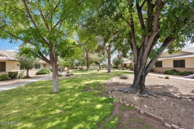 Welcome to your serene oasis in Sun City West! This charming end on Pebblebrook Golf Course in Arizona - for sale on GolfHomes.com, golf home, golf lot