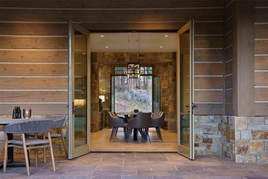 Stunning new western/modern home w/ 4 beds, 4.5 baths offers a on Stock Farm Club in Montana - for sale on GolfHomes.com, golf home, golf lot