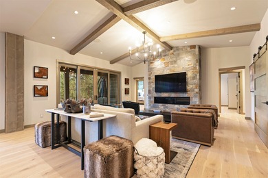 Stunning new western/modern home w/ 4 beds, 4.5 baths offers a on Stock Farm Club in Montana - for sale on GolfHomes.com, golf home, golf lot
