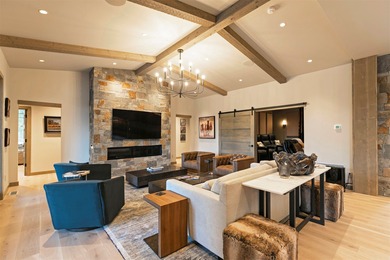 Stunning new western/modern home w/ 4 beds, 4.5 baths offers a on Stock Farm Club in Montana - for sale on GolfHomes.com, golf home, golf lot