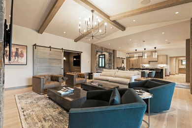 Stunning new western/modern home w/ 4 beds, 4.5 baths offers a on Stock Farm Club in Montana - for sale on GolfHomes.com, golf home, golf lot