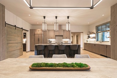 Stunning new western/modern home w/ 4 beds, 4.5 baths offers a on Stock Farm Club in Montana - for sale on GolfHomes.com, golf home, golf lot
