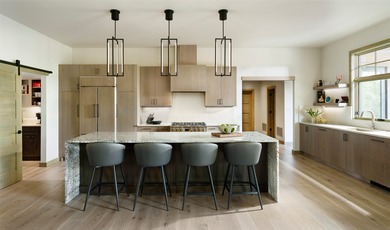 Stunning new western/modern home w/ 4 beds, 4.5 baths offers a on Stock Farm Club in Montana - for sale on GolfHomes.com, golf home, golf lot