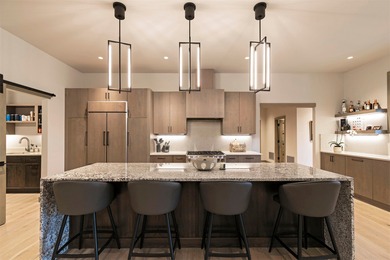 Stunning new western/modern home w/ 4 beds, 4.5 baths offers a on Stock Farm Club in Montana - for sale on GolfHomes.com, golf home, golf lot