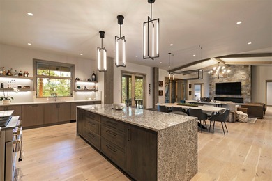 Stunning new western/modern home w/ 4 beds, 4.5 baths offers a on Stock Farm Club in Montana - for sale on GolfHomes.com, golf home, golf lot