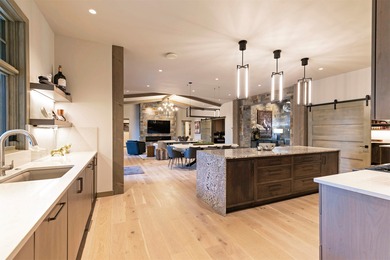 Stunning new western/modern home w/ 4 beds, 4.5 baths offers a on Stock Farm Club in Montana - for sale on GolfHomes.com, golf home, golf lot