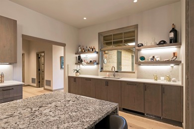 Stunning new western/modern home w/ 4 beds, 4.5 baths offers a on Stock Farm Club in Montana - for sale on GolfHomes.com, golf home, golf lot