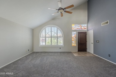 Incredible Ocotillo location! Step into soaring vaulted ceilings on Ocotillo Golf Resort  in Arizona - for sale on GolfHomes.com, golf home, golf lot