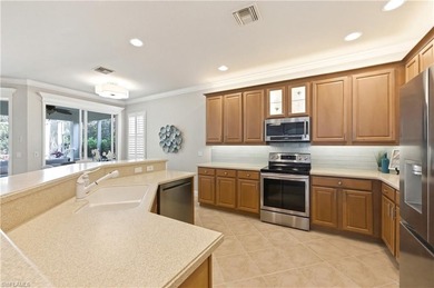 Timeless. And yet undeniably modern residence with 5 bedrooms, 3 on Glen Eagle Golf and Country Club in Florida - for sale on GolfHomes.com, golf home, golf lot