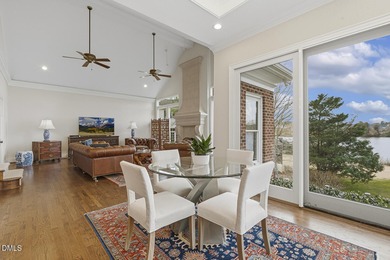 Elegant Preston home showcasing sweeping lake view and country on Prestonwood Country Club  in North Carolina - for sale on GolfHomes.com, golf home, golf lot