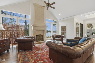 Elegant Preston home showcasing sweeping lake view and country on Prestonwood Country Club  in North Carolina - for sale on GolfHomes.com, golf home, golf lot