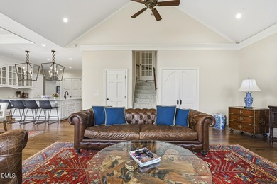 Elegant Preston home showcasing sweeping lake view and country on Prestonwood Country Club  in North Carolina - for sale on GolfHomes.com, golf home, golf lot