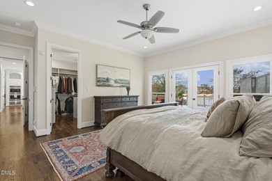 Elegant Preston home showcasing sweeping lake view and country on Prestonwood Country Club  in North Carolina - for sale on GolfHomes.com, golf home, golf lot