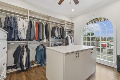 Elegant Preston home showcasing sweeping lake view and country on Prestonwood Country Club  in North Carolina - for sale on GolfHomes.com, golf home, golf lot