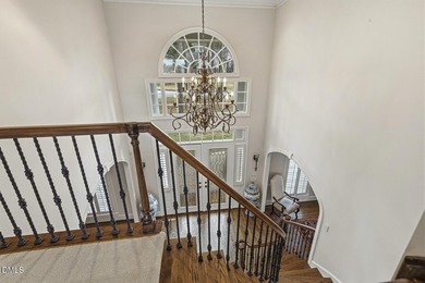 Elegant Preston home showcasing sweeping lake view and country on Prestonwood Country Club  in North Carolina - for sale on GolfHomes.com, golf home, golf lot