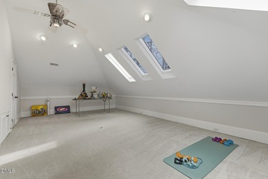 Elegant Preston home showcasing sweeping lake view and country on Prestonwood Country Club  in North Carolina - for sale on GolfHomes.com, golf home, golf lot