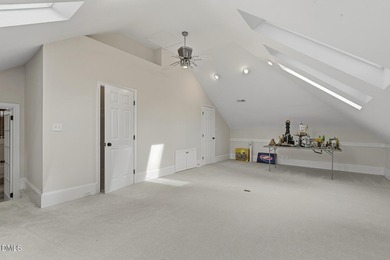 Elegant Preston home showcasing sweeping lake view and country on Prestonwood Country Club  in North Carolina - for sale on GolfHomes.com, golf home, golf lot