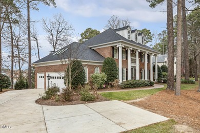Elegant Preston home showcasing sweeping lake view and country on Prestonwood Country Club  in North Carolina - for sale on GolfHomes.com, golf home, golf lot