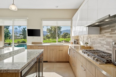 Experience modern luxury and sophisticated design in this fully on Rancho Mirage Country Club in California - for sale on GolfHomes.com, golf home, golf lot
