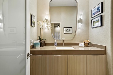 Experience modern luxury and sophisticated design in this fully on Rancho Mirage Country Club in California - for sale on GolfHomes.com, golf home, golf lot