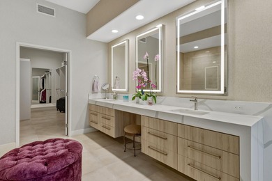 Experience modern luxury and sophisticated design in this fully on Rancho Mirage Country Club in California - for sale on GolfHomes.com, golf home, golf lot