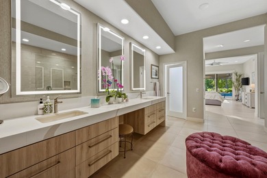 Experience modern luxury and sophisticated design in this fully on Rancho Mirage Country Club in California - for sale on GolfHomes.com, golf home, golf lot