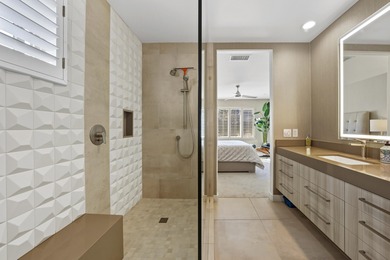 Experience modern luxury and sophisticated design in this fully on Rancho Mirage Country Club in California - for sale on GolfHomes.com, golf home, golf lot