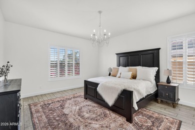 Discover modern comfort in this 4-bedroom, 3-bath Queen Creek on Las Colinas Golf Club in Arizona - for sale on GolfHomes.com, golf home, golf lot