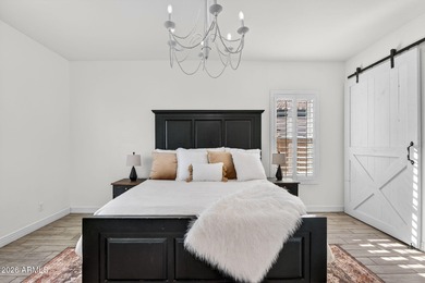 Discover modern comfort in this 4-bedroom, 3-bath Queen Creek on Las Colinas Golf Club in Arizona - for sale on GolfHomes.com, golf home, golf lot