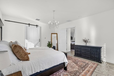 Discover modern comfort in this 4-bedroom, 3-bath Queen Creek on Las Colinas Golf Club in Arizona - for sale on GolfHomes.com, golf home, golf lot