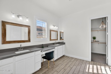 Discover modern comfort in this 4-bedroom, 3-bath Queen Creek on Las Colinas Golf Club in Arizona - for sale on GolfHomes.com, golf home, golf lot