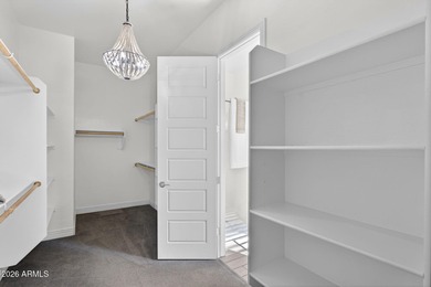 Discover modern comfort in this 4-bedroom, 3-bath Queen Creek on Las Colinas Golf Club in Arizona - for sale on GolfHomes.com, golf home, golf lot