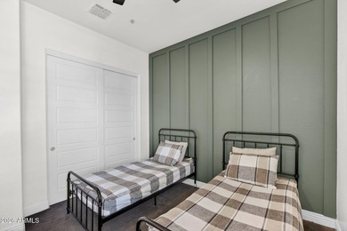 Discover modern comfort in this 4-bedroom, 3-bath Queen Creek on Las Colinas Golf Club in Arizona - for sale on GolfHomes.com, golf home, golf lot