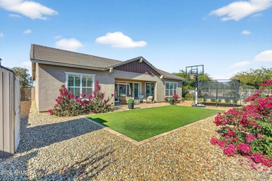 Discover modern comfort in this 4-bedroom, 3-bath Queen Creek on Las Colinas Golf Club in Arizona - for sale on GolfHomes.com, golf home, golf lot