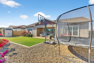 Discover modern comfort in this 4-bedroom, 3-bath Queen Creek on Las Colinas Golf Club in Arizona - for sale on GolfHomes.com, golf home, golf lot