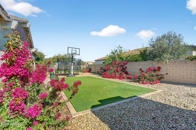 Discover modern comfort in this 4-bedroom, 3-bath Queen Creek on Las Colinas Golf Club in Arizona - for sale on GolfHomes.com, golf home, golf lot