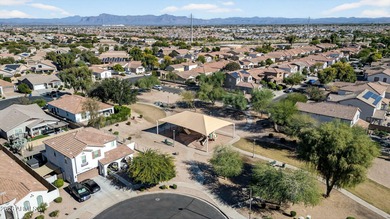 Discover modern comfort in this 4-bedroom, 3-bath Queen Creek on Las Colinas Golf Club in Arizona - for sale on GolfHomes.com, golf home, golf lot